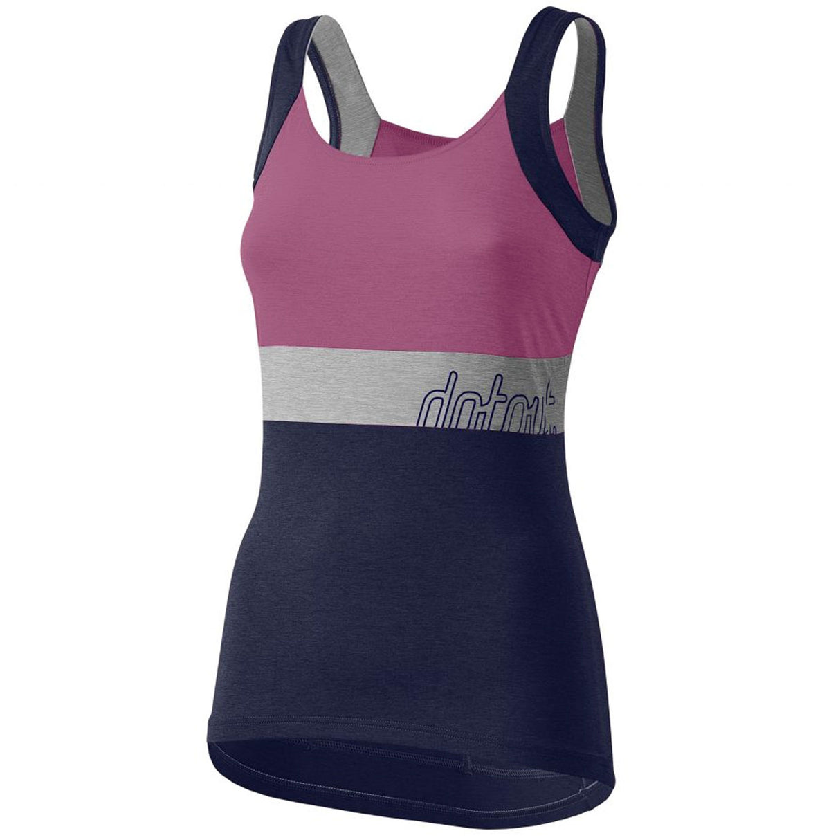 Top donna Dotout Crew Spaghetti - Blu - N