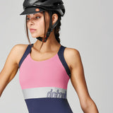 Top donna Dotout Crew Spaghetti - Blu - O
