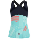 Top donna Santini Scia Optic - Azzurro - O