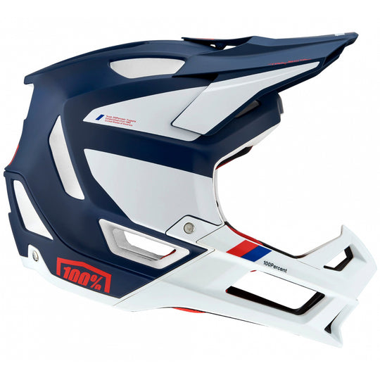 Casco 100% Trajecta - Bianco blu