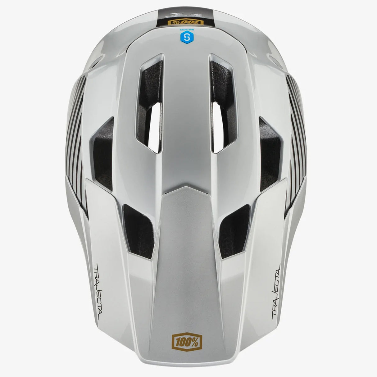 Casco 100% Trajecta w/Fidlock - Silver - A