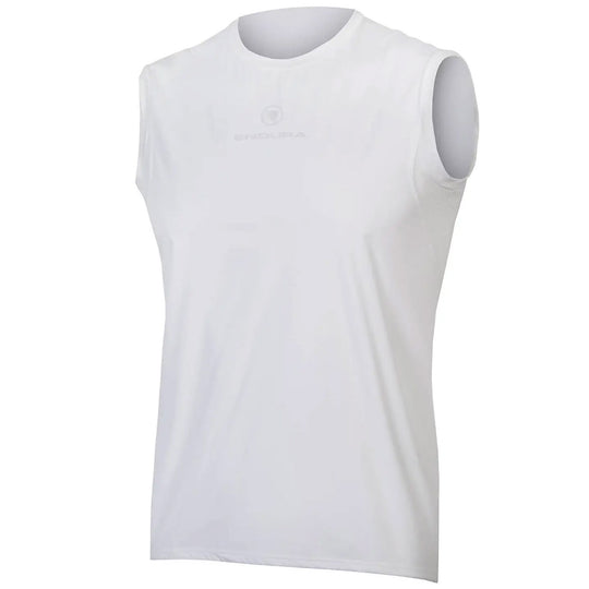 Maillot de corps sans manches Endura Translite Windproof - Blanc