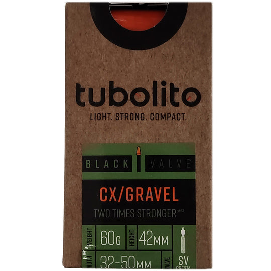 Chambre à air Tubolito Black Valve CX/Gravel - Valve 42 mm 