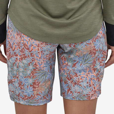 Pantaloncini donna Patagonia Tyrolean Bike - Bordeaux - D