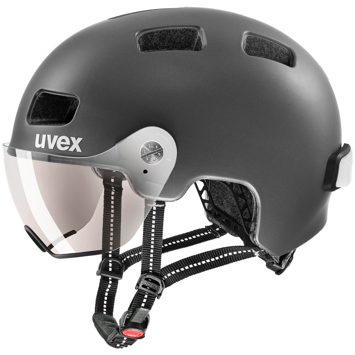Casco Uvex Rush Visor - Grigio - I