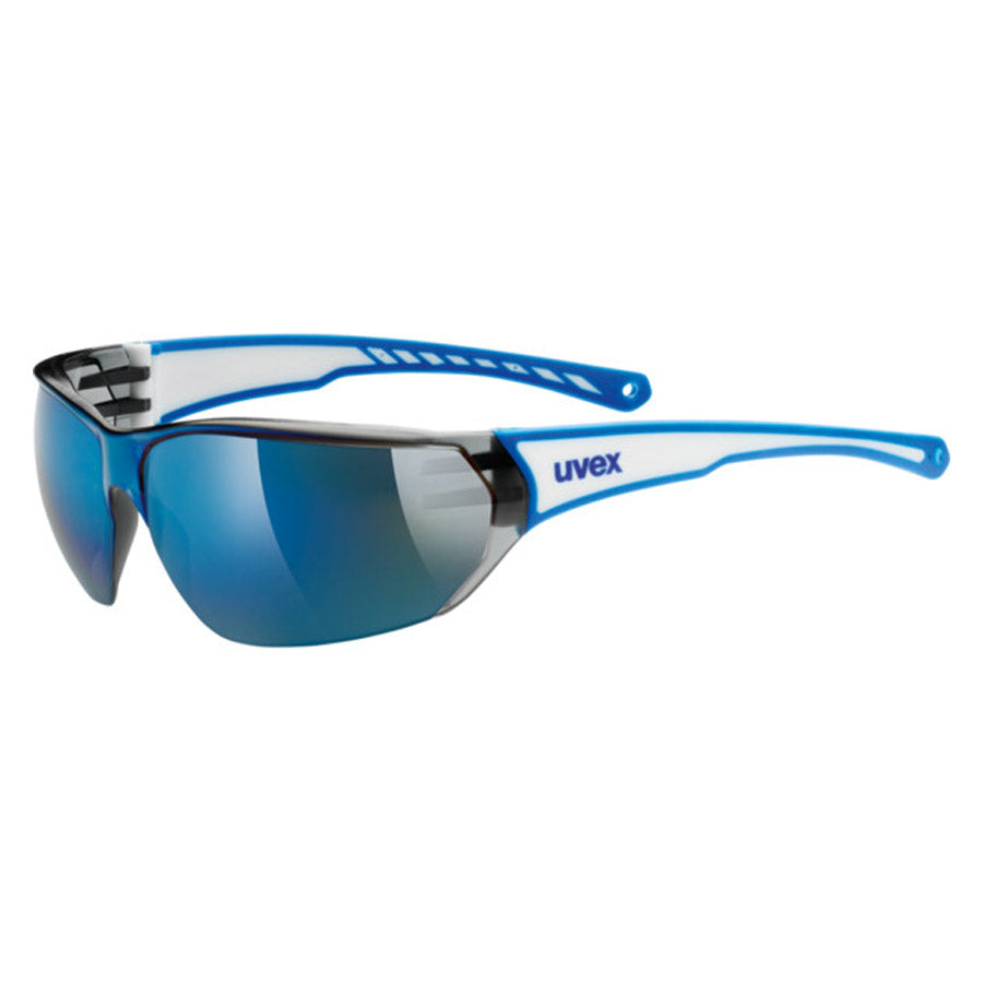 Occhiali Uvex Sportstyle 204 - Bianco Blu Mirror Blue