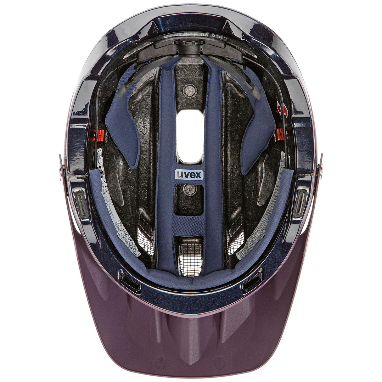 Casco Uvex Quatro Integrale - Viola blu - E