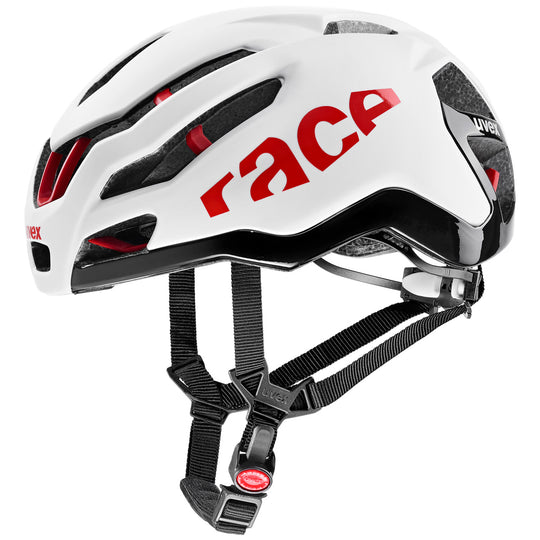 Casco Uvex Race 9 - Bianco rosso