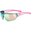 Uvex Sportstyle 223 Glasses - Pink white Mirror Pink