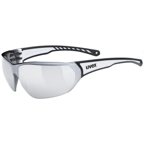 Occhiali Uvex Sportstyle 204 - Bianco Nero Mirror Silver