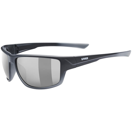 Uvex Sportstyle 230 brille - Black mat Mirror silver