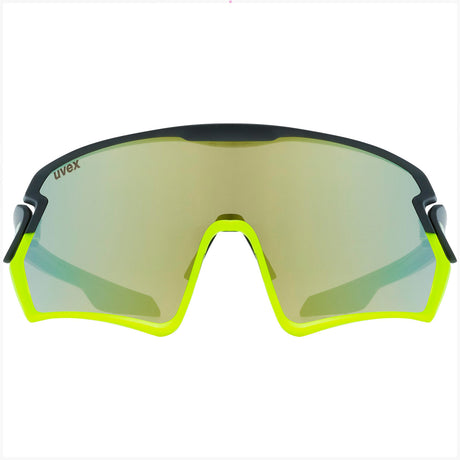 Occhiali Uvex Sportstyle 231 - Nero giallo Mirror yellow - G