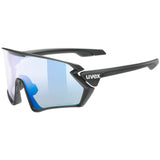 Occhiali Uvex Sportstyle 231 V - Black mat Variomatic blue - F
