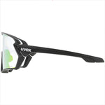 Uvex Sportstyle 231 V glasses - Black mat Variomatic red