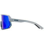 Uvex Sportstyle 235 glasses - Rhino deep Mirror blue