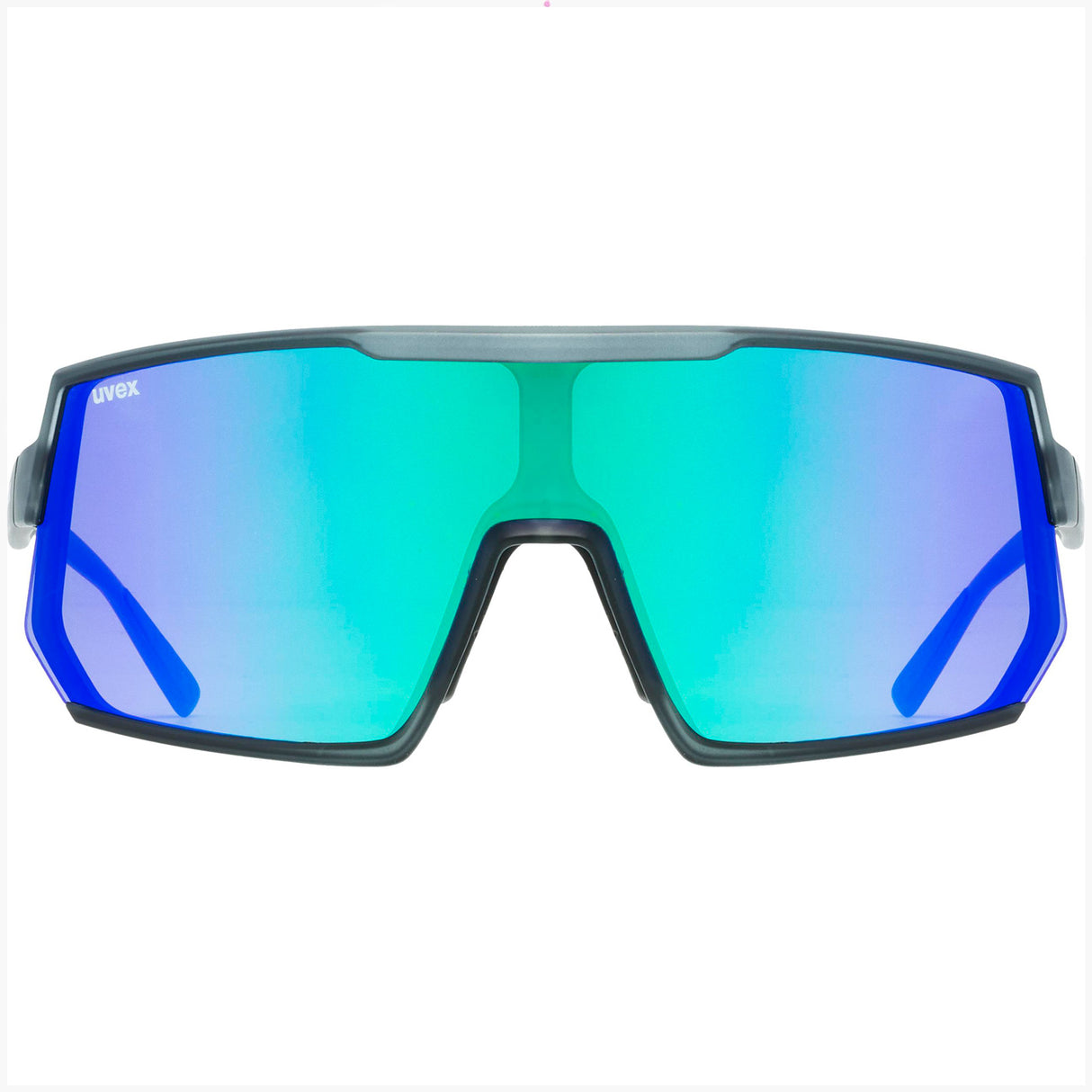 Occhiali Uvex Sportstyle 235 - Smoke mat Mirror green - F