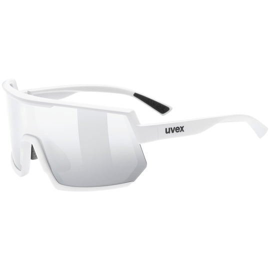Uvex Sportstyle 235 brille - White mat Mirror silver