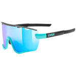 Lunettes Uvex Sportstyle 236 set - Aqua black mirror blue
