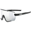 Uvex Sportstyle 236 set glasses - Black mat mirror silver