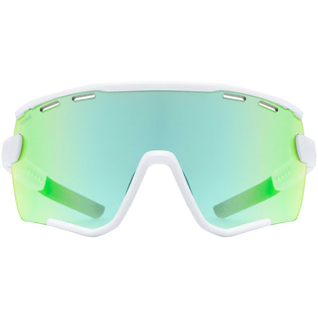 Occhiali Uvex Sportstyle 236 Set - Bianco opaco mirror green - N