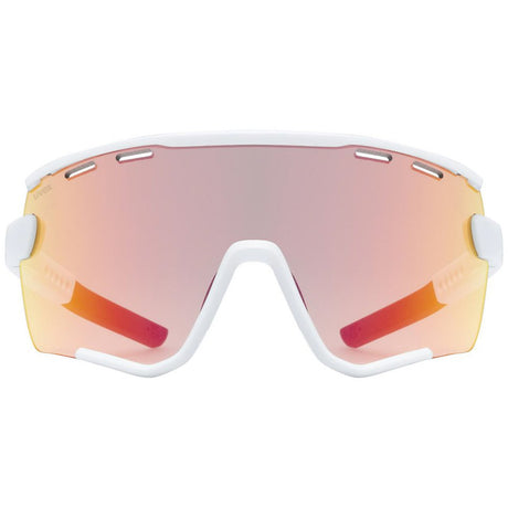 Occhiali Uvex Sportstyle 236 Set - White mat mirror red - G