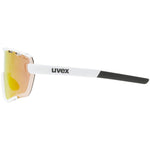 Lunettes Uvex Sportstyle 236 set - White mat mirror red