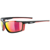Uvex Sportstyle 310 glasses - Black Red Mirror red