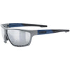 Uvex Sportstyle 706 sunglasses - Rhino deep mirror silver