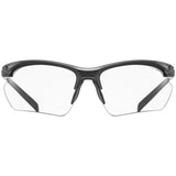 Occhiali Uvex Sportstyle 802 V Small - Black Mat Variomatic smoke - L