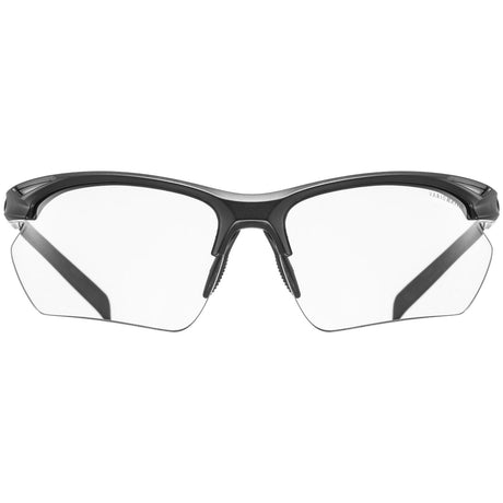 Occhiali Uvex Sportstyle 802 V Small - Black Mat Variomatic smoke - L