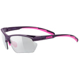 Occhiali Uvex Sportstyle 802 V Small - Purple Variomatic smoke - M