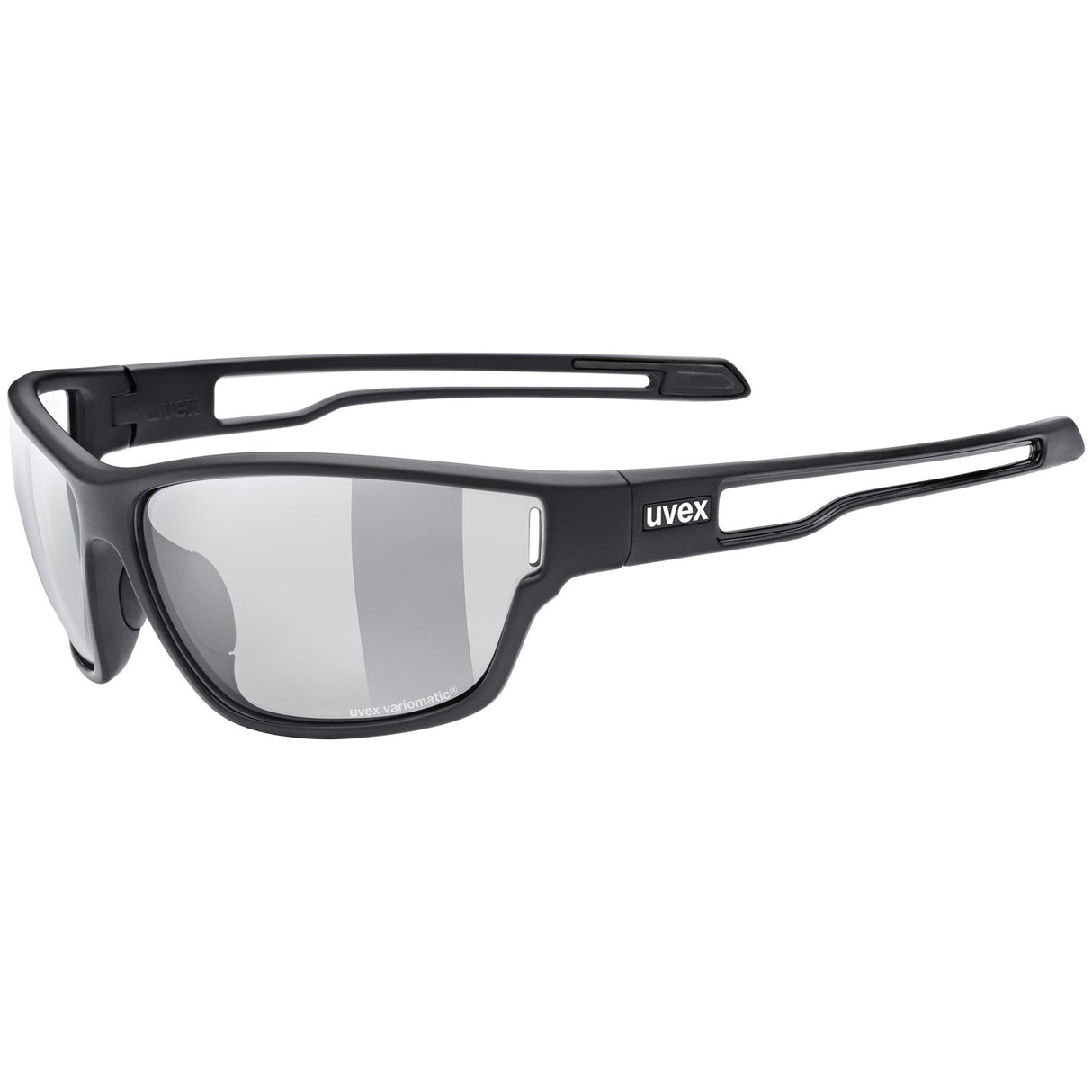 Occhiali Uvex Sportstyle 806 V - Black mat Variomatic smoke - G