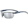 Uvex Sportstyle 114 sunglasses - Rhino deep mirror silver