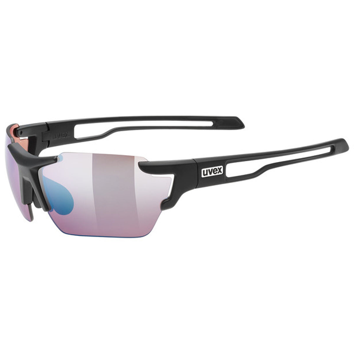 Occhiali Uvex Sportstyle 803 Race Small Vm - Nero Variomatic blu