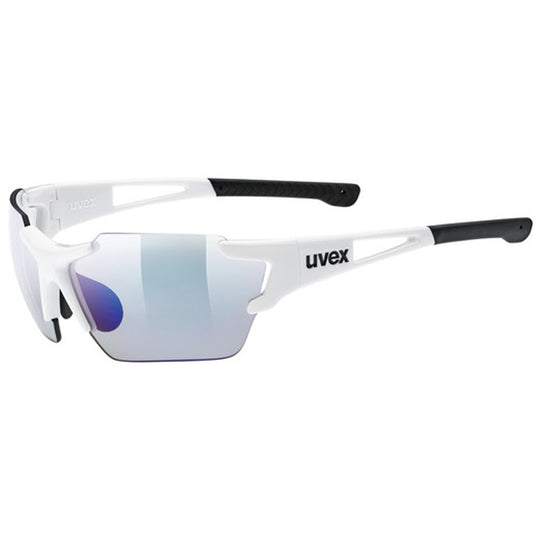 Occhiali Uvex Sportstyle 803 Race Small Vm - Bianco Variomatic blu