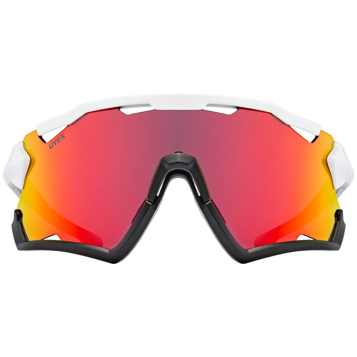 Occhiali Uvex Sportstyle 228 - White black mirror red - C