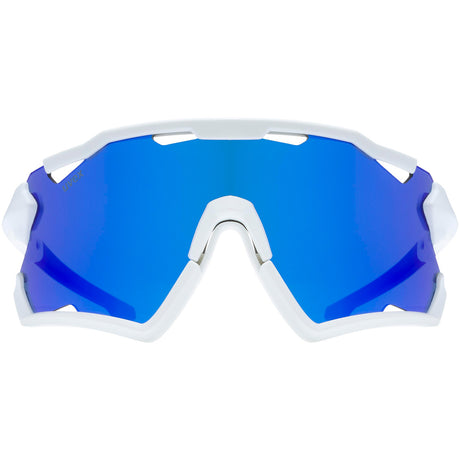 Occhiali Uvex Sportstyle 228 Set - White mat mirror blue - M
