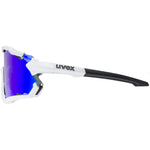 Uvex Sportstyle 228 set glasses - White mat mirror blue