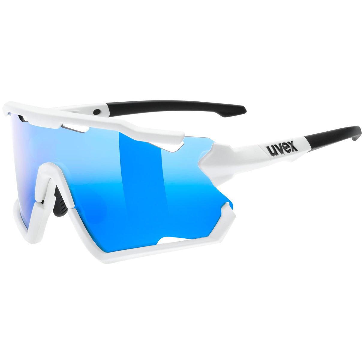 Occhiali Uvex Sportstyle 228 Set - White mat mirror blue - L