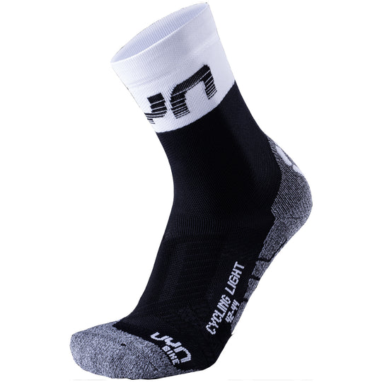 UYN Cycling Light socken - Schwarz weiss