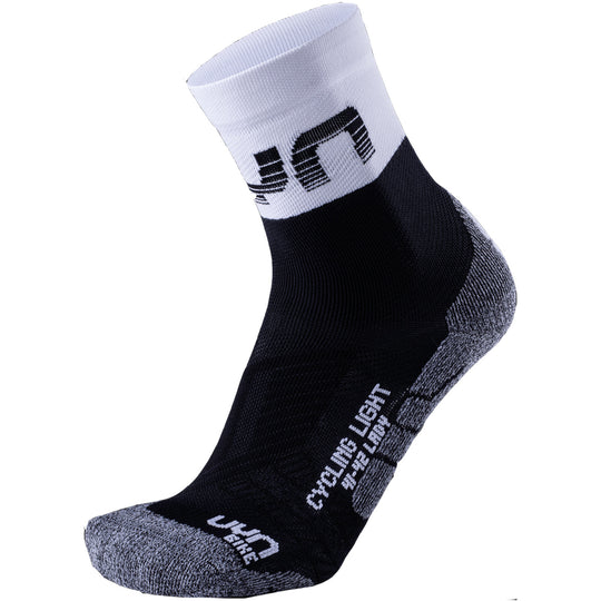 UYN Cycling Light frau socken - Schwarz weiss