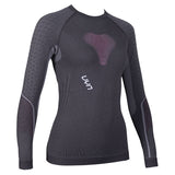 Maglia intima maniche lunghe donna UYN Visyon - Grigio rosa