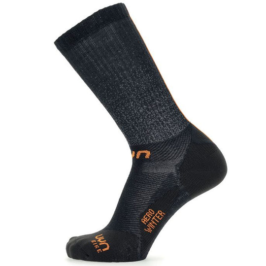 UYN Cycling Aero Winter socken - Schwarz orange