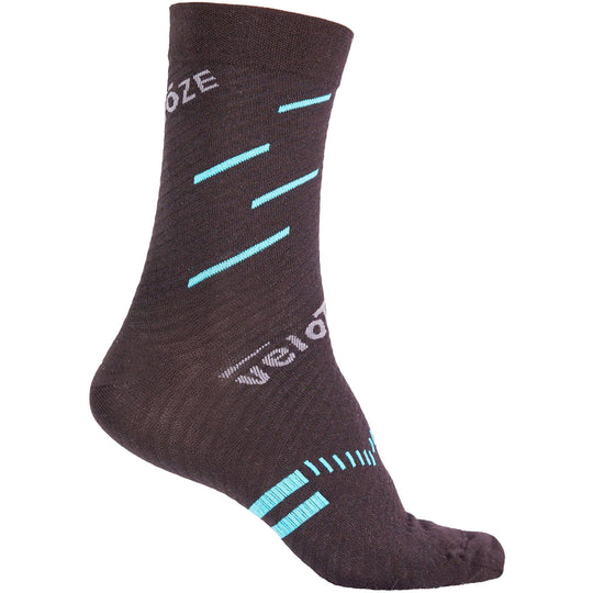 VeloToze Active Compression Merino socks - Black blue