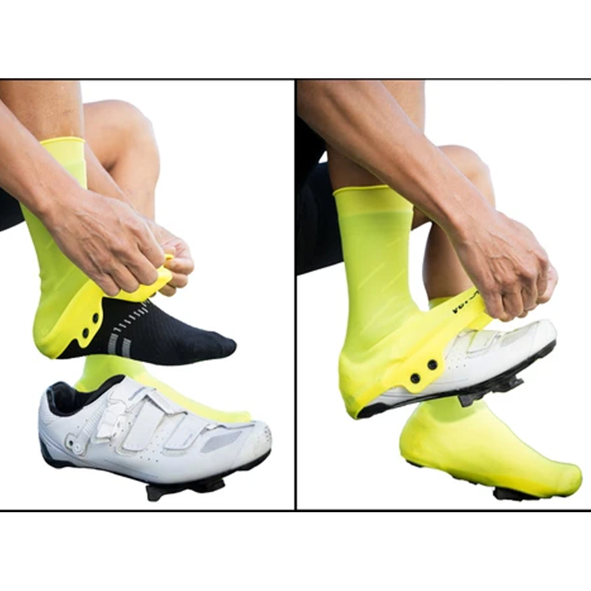 Copriscarpe VeloToze Tall Road Snap - Bianco - Q