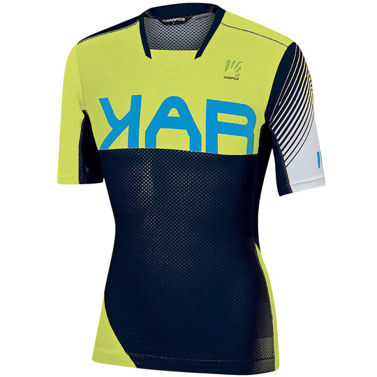 Karpos Verve Tee Trikot - Schwarz gelb