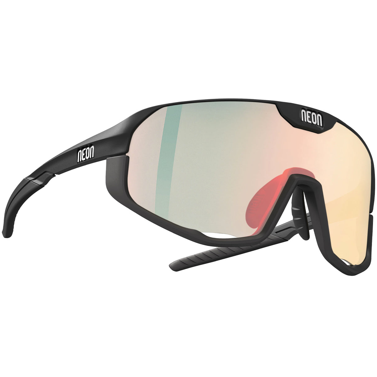 Occhiali Neon Volcano - Black mat photored - H