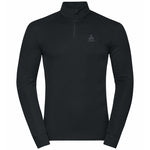 Odlo Active Zip Warm Eco base layer long seeve jersey - Black
