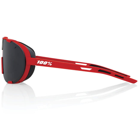 Occhiali 100% Westcraft - Soft Tact Red Black Mirror - N