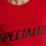 T-Shirt donna Specialized Wordmark - Rosso